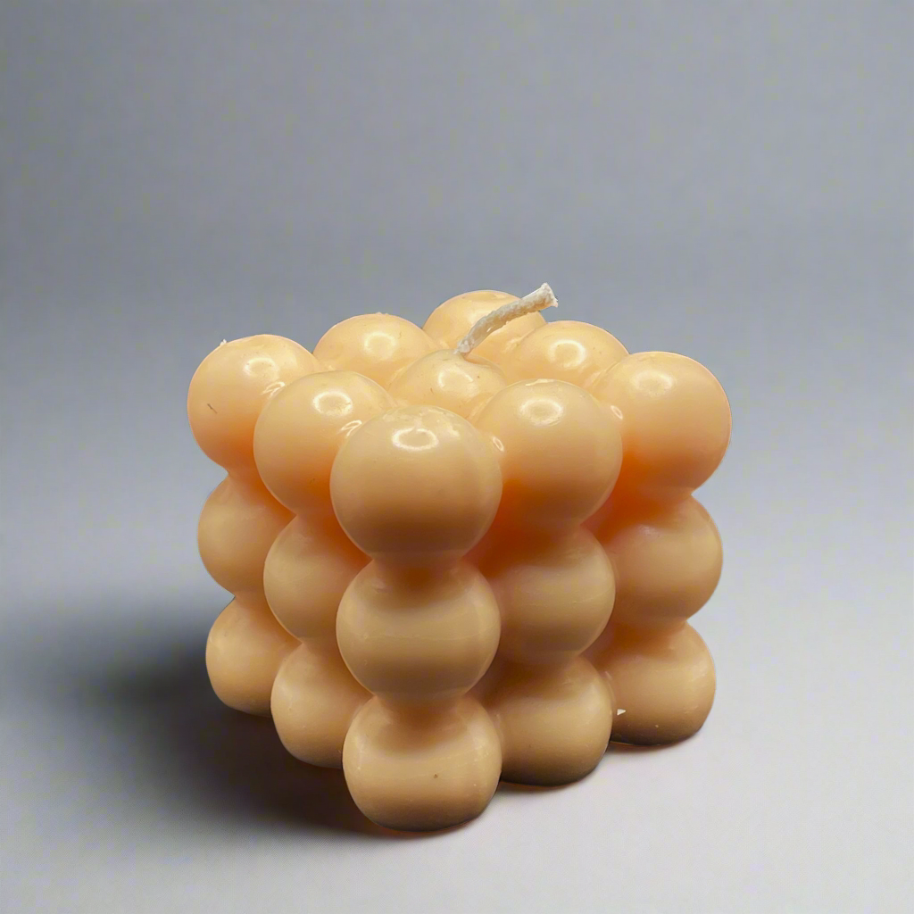 Eco-friendly soy wax bubble candle - Vegan handcrafted aromatherapy home fragrance candle