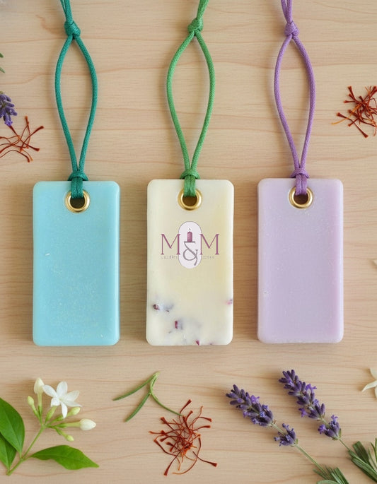 Eco-Friendly Vegan Air Freshener - Combo (Lavender, Jasmine & Kesar)